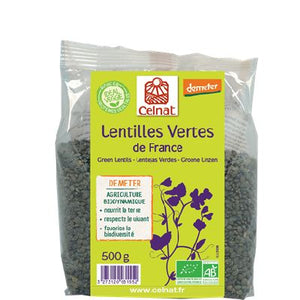 Lentilles Vertes France Demeter 500g De France