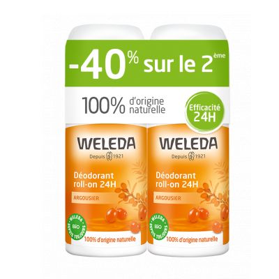 Lot Deodorant Roll On 24 H Argousier