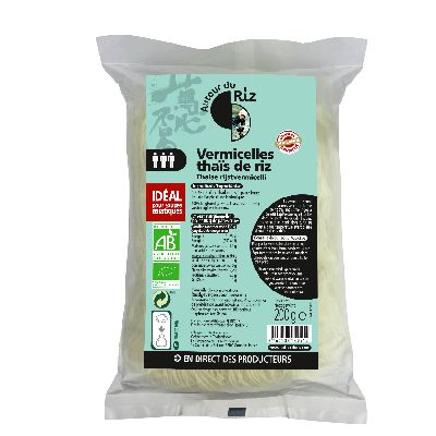 Vermicelles De Riz Thai Blanc 200 G De Thaïlande