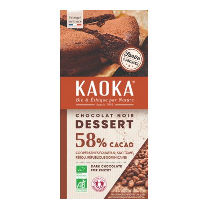 Kaoka Noir Patissier 200g De Non Ue